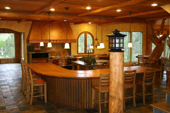 Rustic Mountain Kitchen