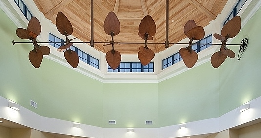 ceiling fan for lobbies, restaurants, bars, commercial spaces