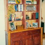 Pine and log hutch