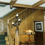 Oak ballustrade and staircase paneling and wainscot for 1901 victorian restoration