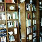 Hidden door built into the bookcase
