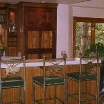 Custom built copper bar stools