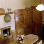 Oak wainscott, doors and molding