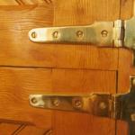 Solid brass door hardware